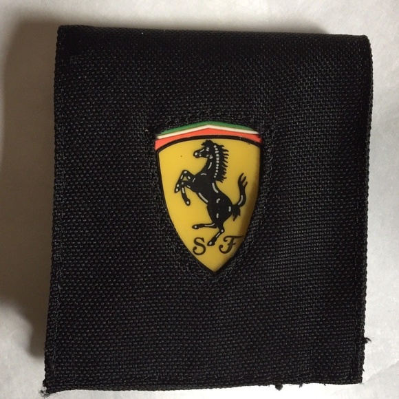 ferrari wallet black